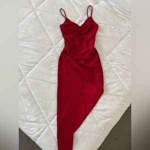 Hello Molly Red Asymmetrical Dress